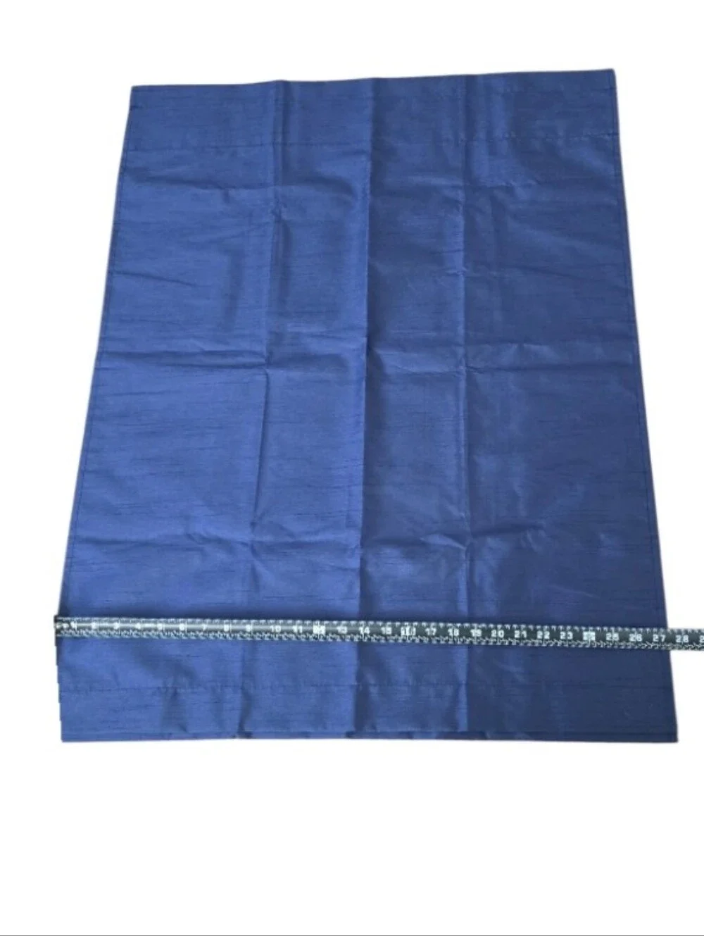 Solid Navy Curtain Panels - 27.5w X 37.5h